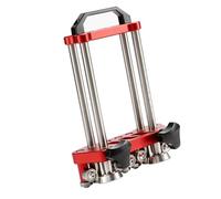 Xiuganpo Dobladora Portátil de 2 Estaciones con Rodillo de Metal, Herramienta para Techos de Metal con Rango de Curvatura de 0 a 100° para Doblar de 7 Mm a 180