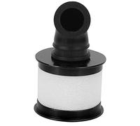 Xiuganpo El Filtro de Aire del Motor RC Filtra Eficientemente las Impurezas para Evitar Arañazos en El Cilindro para El Coche HSP 94122 1/10 RC, Aleación de Aluminio + Esponja Negra, 2,2 X 1,3 (BLACK)