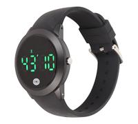 Xiuganpo Elegante Reloj Digital Resistente Al Agua, Pantalla Táctil Multifuncional a Color, Temporizador de Cuenta Atrás, 12 24 Horas, Correa de Silicona Deportiva (Pequeña)