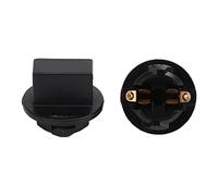 Xiuganpo Enchufes Giratorios T10, 2 uds., Portalámparas de Cuña Plug and Play Duraderos para Coches, Motocicletas, Camiones, Plástico de 12V