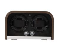 Xiuganpo Enrollador de Reloj, Caja Enrolladora Automática de Reloj con Luz Ambiental LED, Motor Silencioso, 5 Modos de Rotación y 2 Opciones de Energía, Girador de Elegante y con