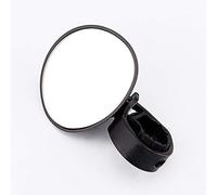 Xiuganpo Espejo Retrovisor de Bicicleta con Espejo Convexo Giratorio de 360° para un Amplio Campo de Visión, de Manillar de Bicicleta Negro Irrompible para Ciclistas