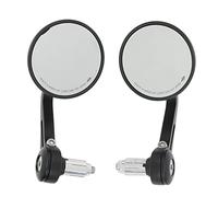 Xiuganpo Espejo Retrovisor para Motocicleta, Espejos de Manillar Giratorios de 360 ° de para Motocicleta, Ajuste Universal para 22 Mm/0,87 Pulgadas, ABS, Metal, Vidrio para Motociclistas