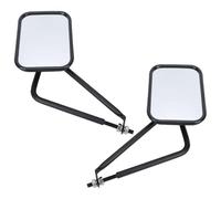 Xiuganpo Espejos Retrovisores Laterales para UTV, Espejo Retrovisor Universal Negro para ATV con Gran Superficie para un Amplio Campo de Visión, Acero y Cristal de Alta Resistencia,