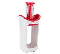 Xiuganpo Estación de Exprimidor Portátil para Niños, Exprimidor de puré de Frutas, de Prensa y Tienda para Cocina Casera, Material ABS Azul (Rosa roja)
