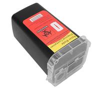 Xiuganpo Estuche para Eliminación de Objetos Punzantes, Caja de Almacenamiento de Cuchillas de Plástico Segura para Peluquerías y Salones de Tatuajes, 1 Estuche para Eliminación de Cuchillas (BLACK)