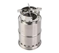 Xiuganpo Estufa de Leña Portátil de Acero Inoxidable, Estufa de Camping Plegable para Mochileros, Senderismo, Barbacoa, Gasificador Compacto y Ligero para Cocinar de Supervivencia Al Aire, Fácil