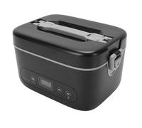 Xiuganpo Fiambrera Eléctrica Inalámbrica, Calentador de Alimentos Portátil de 1200 Ml con Calentamiento Rápido de 5 Lados de 100 W, Contenedor de Almuerzo Calentado con Batería de 12000