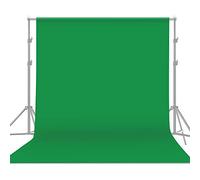 Xiuganpo Fondo de Pantalla Verde, 3x6m 10x19.7ft Diseño de Una Pieza sin Costuras Lavable Fondo Verde, de Estudio Fotográfico con Varilla para Producto de Video de Fotografía de Boda de Retrato