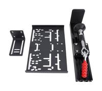 Xiuganpo Freno de Mano de Palanca de Cambios con Simulador USB para PC, Juego de Carreras de PC Ajustable, Freno de Mano USB y Palanca de Cambios de Simulador de Carreras, Kit de