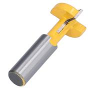 Xiuganpo Fresa de Ranura para Madera Cortador de Ranura en T de para Acrílico, Broca de Enrutador de Pista en T para Recortar y Ranurar, Adecuada para Enrutadores CNC de Escritorio