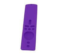 Xiuganpo Funda de Silicona Suave para Mando a Distancia con Recortes Precisos para Mi Box S, Funda Protectora Lavable a Prueba de Golpes para Mi TV Stick (Conjunto Morado)