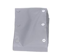 Xiuganpo Funda para Cable de PVC Retardante de Llama con Botones a Presión, Protector de Cable con Revestimiento de Alambre de 25 Mm para Gestión de Cables, Ancho de 100 Mm, Espacio Entre Botones de