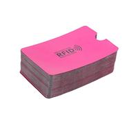 Xiuganpo Fundas Anti Escaneo de Tarjetas, 100 Unidades con Bloqueo para | Protector de tarjetas de aluminio con escudo magnético, tarjetero portátil para tarjetas de crédito, tarjetas de
