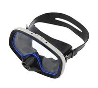 Xiuganpo Gafas de Buceo Lentes de Vidrio Templado Impermeables de Silicona para Actividades de Snorkel y Natación - 1 par (Blue)