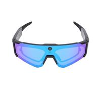 Xiuganpo Gafas de Ciclismo Inteligentes 4K con IA, Cámara HD de 8 MP, Gafas Deportivas Bluetooth con Control por Voz y Estabilización EIS, de Sol Bluetooth para esquí, Ciclismo, (Verde Negro)
