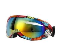 Xiuganpo Gafas para Mascotas Prácticas Gafas de Moda para Perros Marco Suave para Perros Protección de los Ojos Ideal para Actividades Al Aire PC PVC Rojo (#4)