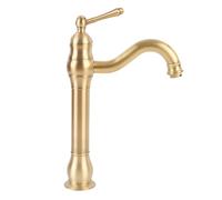 Xiuganpo Grifo para Fregadero de Recipiente de 12,6 Pulgadas, Grifo para Fregadero de Baño con 2 Mangueras de Cobre, Diseño Elegante y único, Fácil de Instalar, Grifo Versátil de una