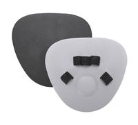 Xiuganpo Guante de Entrenamiento de Béisbol, Entrenador de Campo de Espuma EVA Espesa con Estructura de Tablero de Dedo, Guante Plano de Entrenador para Práctica de Béisbol y Softbol, (Negro Gris)