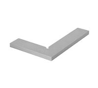 Xiuganpo Herramienta Cuadrada de Borde Plano para Medición de Precisión Regla de ángulo Recto Precisa para Uso en Taller 100% Acero 100 X 70 Mm (*70mm)