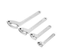 Xiuganpo Herramienta de Llave de Pasador Ajustable con Acero de Aleación de Gran Resistencia para Rodamientos de Collares, Juego de Acabado Cromado para Componentes de Máquinas Herramienta