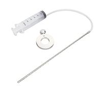 Xiuganpo Herramienta de Nivel de Aceite de Horquilla, Ajustador de Nivel de Aceite de Suspensión de Calibre de Motocicleta Profesional con Jeringa de 60 Ml, Medidor de Nivel de Aceite