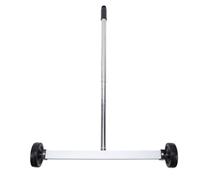 Xiuganpo Herramienta de Recolección Magnética de 17 Pulgadas, Barredora Magnética Rectangular de Amplia Cobertura con Ruedas Rodantes, para Recolectar Desechos Metálicos