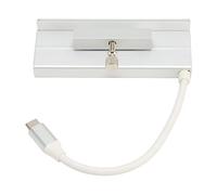 Xiuganpo Hub USB C para PC OS X AIO, Concentrador de Abrazadera Tipo C 6 en 1 de Alta Velocidad para Computadoras de 24 Pulgadas, Aleación de Aluminio, Plug and Play