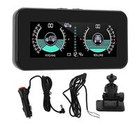 Xiuganpo Inclinómetro para Automóvil para Conducir Fuera de la Carretera, Calibre de Inclinación a Nivel de Vehículo HUD, Medidor de Pendiente del Tablero Digital para una Fácil Lectura