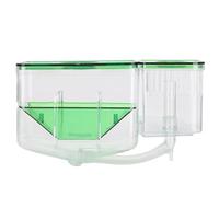 Xiuganpo Incubadora de Aislamiento para Criadores de Peces de Doble Capa para Bettas Recién Nacidos, Peces Pavo Real, Caja de Cría de Peceras de Plástico de 8,2 Pulgadas para Lesionados