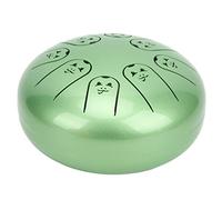 Xiuganpo Instrumento de Percusión con Patrón Animal de Tambor de Lengua de 8 Notas para Yoga, Aprendizaje, Aleación de Ti de Acero Verde, Ideal para Actuaciones, Inspiración