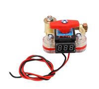 Xiuganpo Interruptor de Desconexión de Batería, Terminales Giratorios con Núcleo de Cobre Sólido, Aislador de Batería, Interruptor de Desconexión de Automóvil con Operación de 90 Grados para