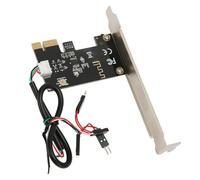 Xiuganpo Interruptor de Reinicio de Energía de Computadora Tarjeta PCIE Control Remoto Operación Eficiente para PC de Escritorio Pin Dorado Engrosado 1 Unidad