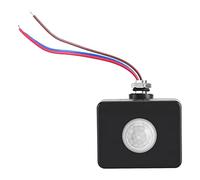 Xiuganpo Interruptor de Sensor de Movimiento PIR, Detector de Infrarrojos para Exteriores, CA 110 a 240 V, IP54, Rango de Detección de 120 a 140 Grados, Distancia de Detección de 3-12 M,