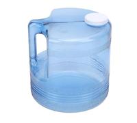 Xiuganpo Jarra de Botella de Agua Destilada, Estructura Estable Fácil de Verter 4l Recipiente de Agua Destilador a Prueba de Golpes para Encimera de Belleza en el Hogar