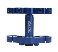 Xiuganpo Juego de Abrazadera de árbol Triple para Motocicleta Eléctrica 1/4 con Amortiguador Delantero, Material de Aleación de Aluminio Duradero, Fácil Instalación, para LOSI Promoto MX (Blue)