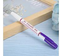 Xiuganpo Juego de Bolígrafos Borrables con Agua, 10 Uds., Herramientas de Marcador de Tela de Doble Cabeza para Sastrería, Manualidades y Costura, Diseño de Plástico y Fibra de 6 Pulgadas (PURPLE)