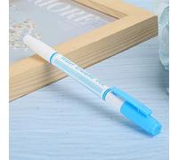 Xiuganpo Juego de Bolígrafos Borrables con Agua, 10 Uds., Herramientas de Marcador de Tela de Doble Cabeza para Sastrería, Manualidades y Costura, Diseño de Plástico y Fibra de 6 Pulgadas (BLUE)