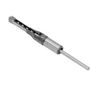 Xiuganpo Juego de Brocas de Acero de Aleación de Cincel para Embutir Ajustable para Herramienta Eléctrica de Embutidora de Agujeros Cuadrados (9,5 mm)