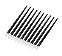 Xiuganpo Juego de Brochas de Silicona para Sombra de Ojos, Aplicador de Purpurina de Silicona Suave, Pinceles de Labios Fáciles de Limpiar para Sombras de Ojos Líquidas, Punta Curvada para una