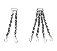 Xiuganpo Juego de Cadena de Gancho de Grúa de Metal, Accesorios de Gancho