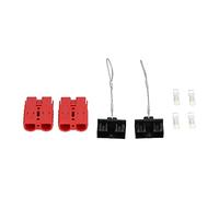 Xiuganpo Juego de Conectores Rápidos para BateríA de Alto Rendimiento - 50 A 12-36 V - Ideal para Automóvil, Camión Contactos Plateados, Carcasa de Policarbonato Aislada 2 Juegos para Fácil