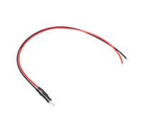 Xiuganpo Juego de Diodos de Luz LED de 12 V con Cable, Multicolor, 20 Cm, para Proyectos de Bricolaje, 0,06 W, de bajo Consumo (pelo blanco rosa)