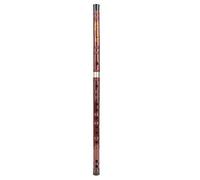 Xiuganpo Juego de Flauta de bambú Amargo Seco, Instrumento Tradicional E-Key Dizi, Perfecto para Principiantes y Actuaciones, 56,5 Cm, 2 Secciones