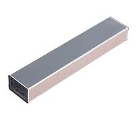Xiuganpo Juego de Papel de Lija con Barra Niveladora de Trastes de Guitarra, Herramientas Luthier de Diapasón de Aleación de Aluminio con 4 Papeles de Lija, Haz Nivelador de Lijado de Trastes de