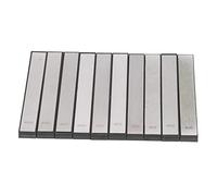 Xiuganpo Juego de Piedras de Afilar Kit de Piedra de Afilar de Grano Grueso a Fino Herramienta de Afilado de Paletas/alas Portátil 10 Piezas para Carpintería y Uso Diario Doméstico