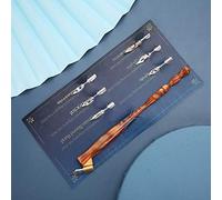 Xiuganpo Juego de Pluma de Inmersión de Caligrafía Inglesa, Liviano para una Escritura Suave con 6 Puntas para Regalar, Marrón, 6,7 Pulgadas (BROWN)
