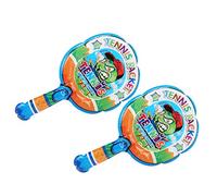 Xiuganpo Juego de Raquetas de Bádminton Inflables para Niños, Raquetas Dobles Ligeras para Niños, Pelota de Juego, Juguete de Entrenamiento para Ejercicios para y Niñas 100% Nuevo y Seguro Material