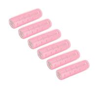 Xiuganpo Juego de Rulos para el Cabello, Rulos Duraderos con Agarre Automático para Crear Rizos Sueltos, Adecuados para Cabello Medio Corto, 6 Piezas
