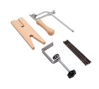 Xiuganpo Juego de Sierra para Joyería, Marco de Acero Ajustable, 144 | Sierra artesanal de precisión, de madera, para trabajar metales con cera de joyería, de 4,0 a 14,5 cm